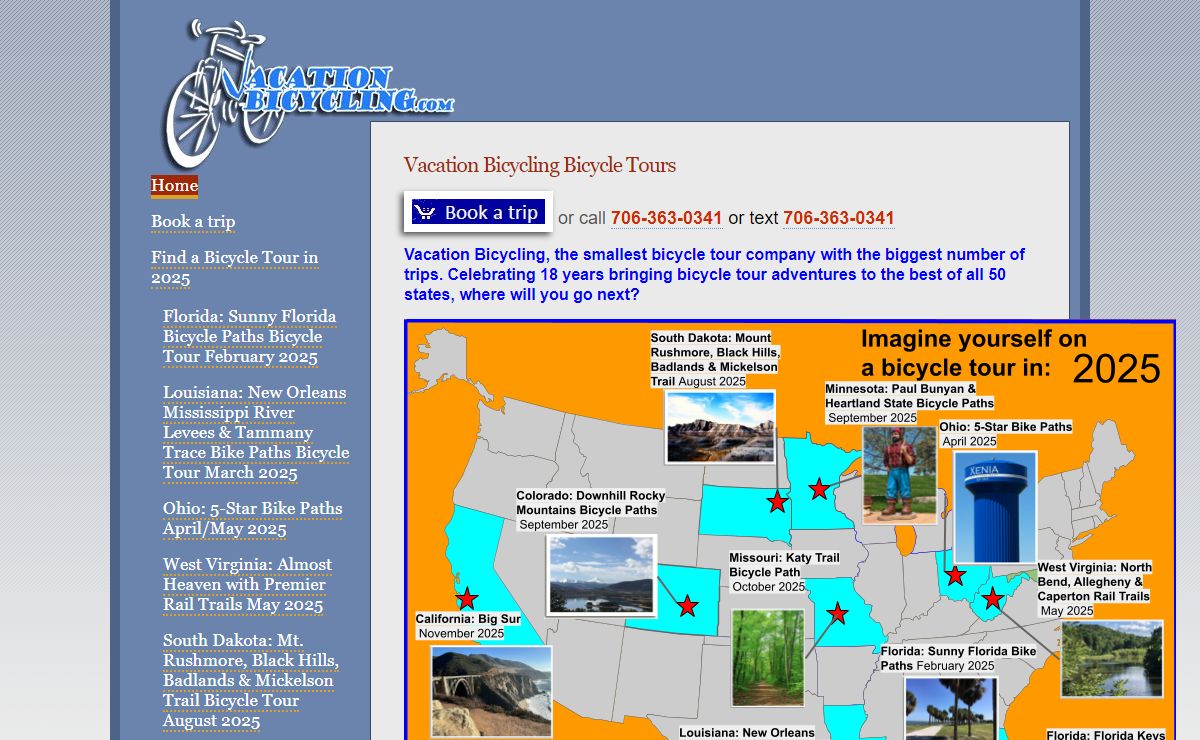 VacationBicycling.com Bicycle Tours