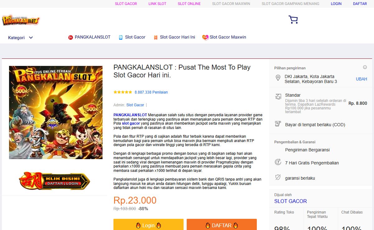PANGKALANSLOT : Pusat The Most To Play Slot Gacor Hari ini.