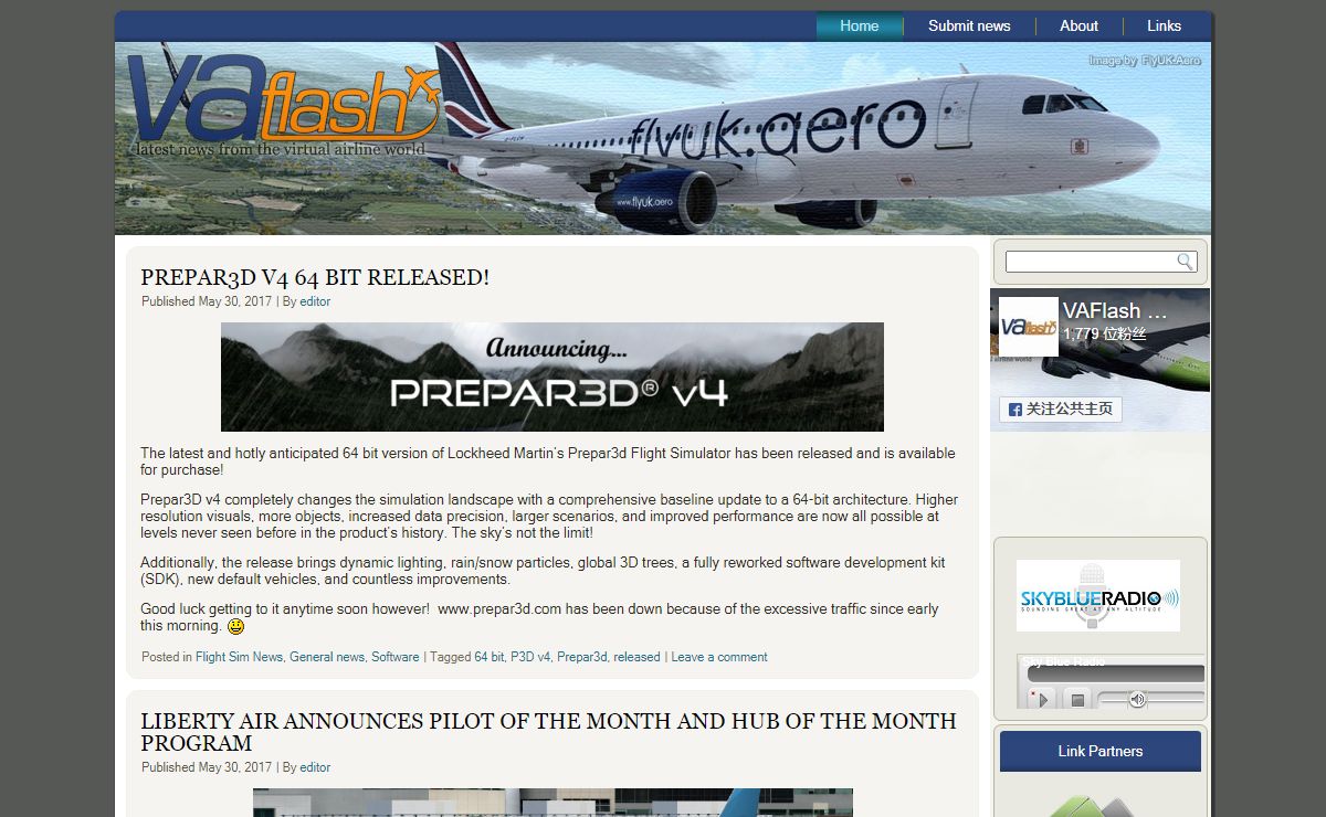 Virtual Airline News - VAFlash.com | latest news from the virtual airline world