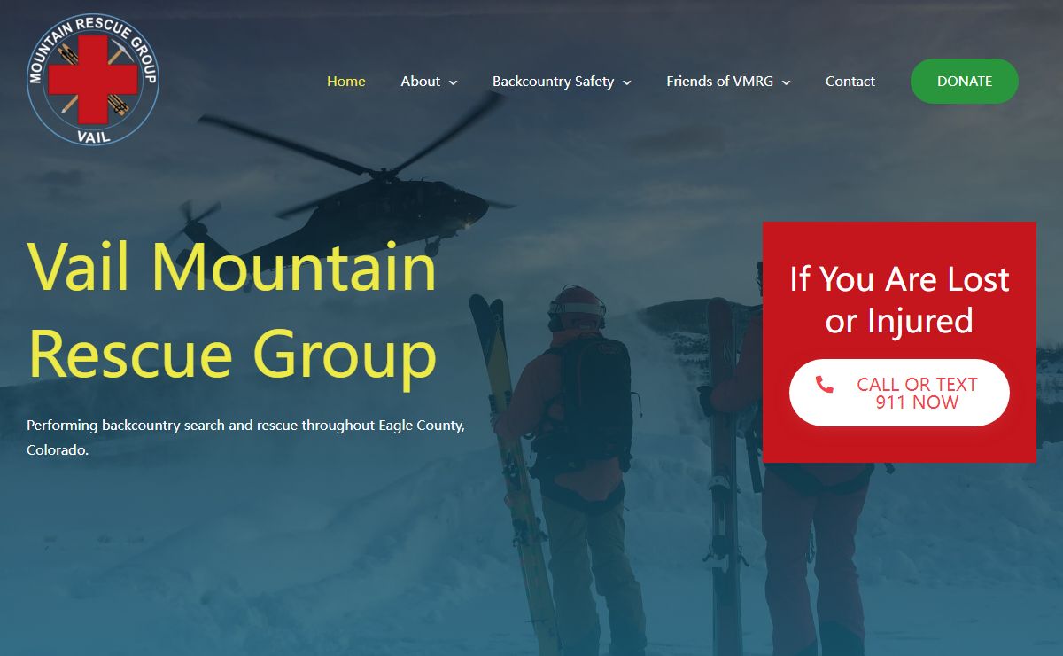 Vail Backcountry Search & Rescue - Vail Mountain Rescue Group