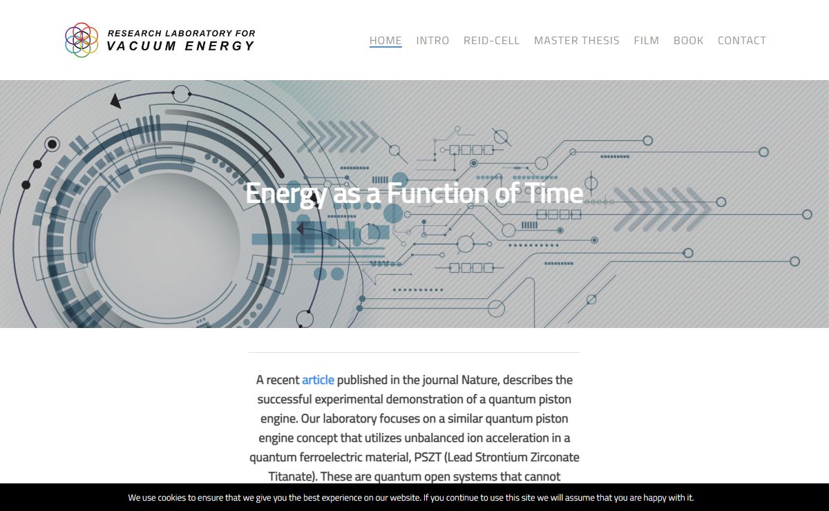 Research Laboratory for Vacuum Energy