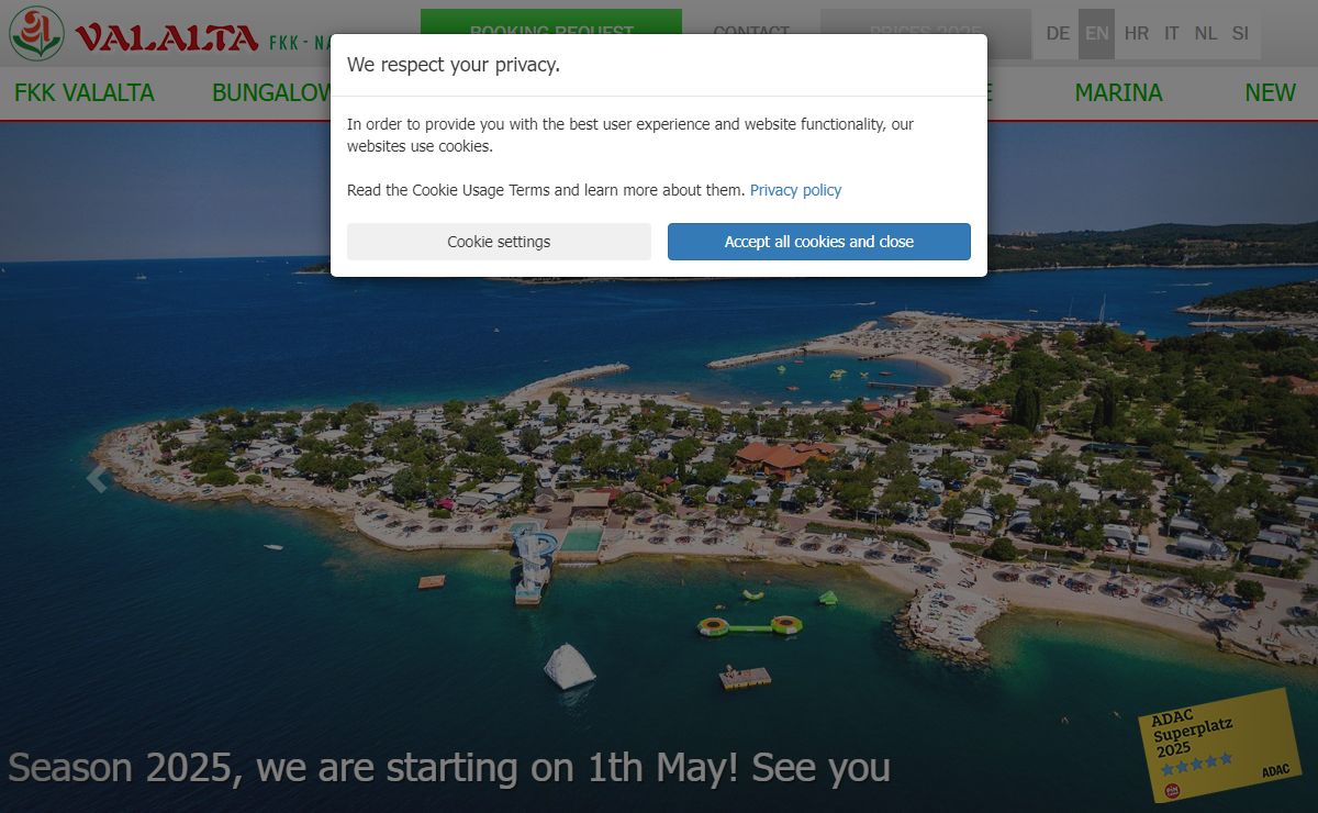 Valalta FKK Naturist Camping Rovinj - Official webpage | Naturist Camp Valalta