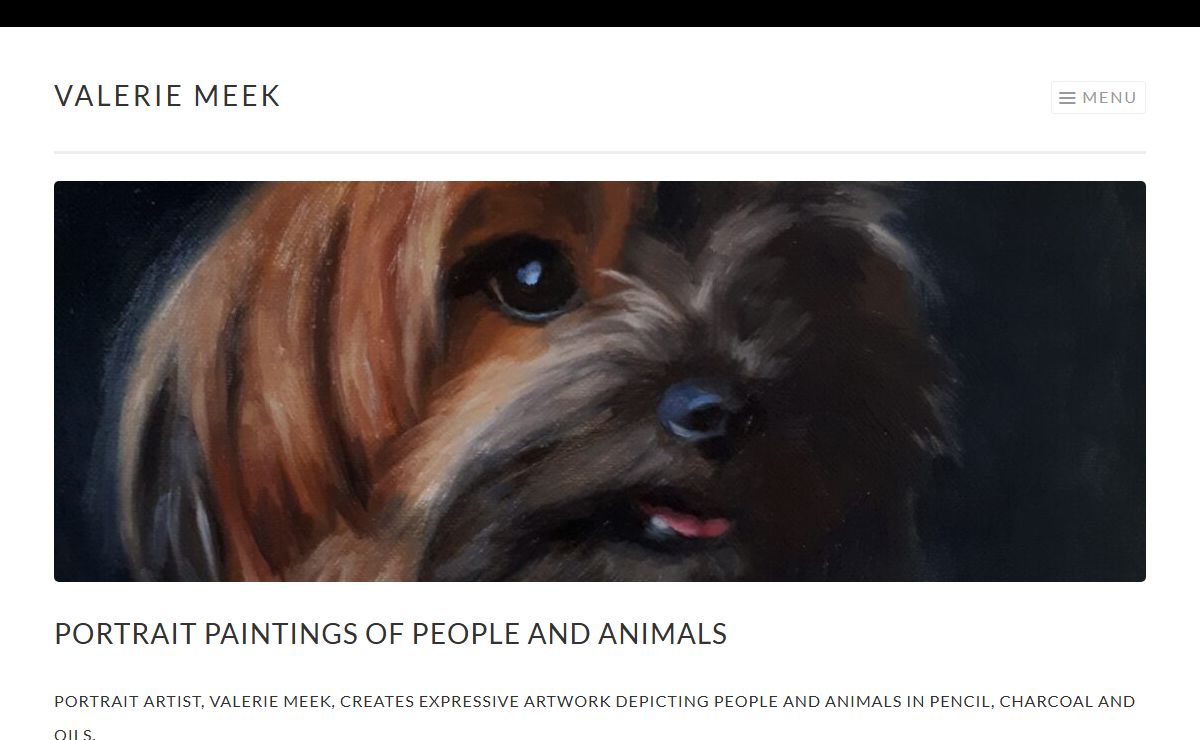 Portrait paintings of people and animals – Valerie Meek