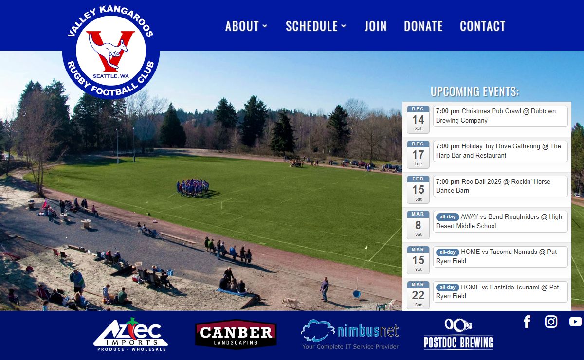 Home - Valley Kangaroos Rugby Football Club