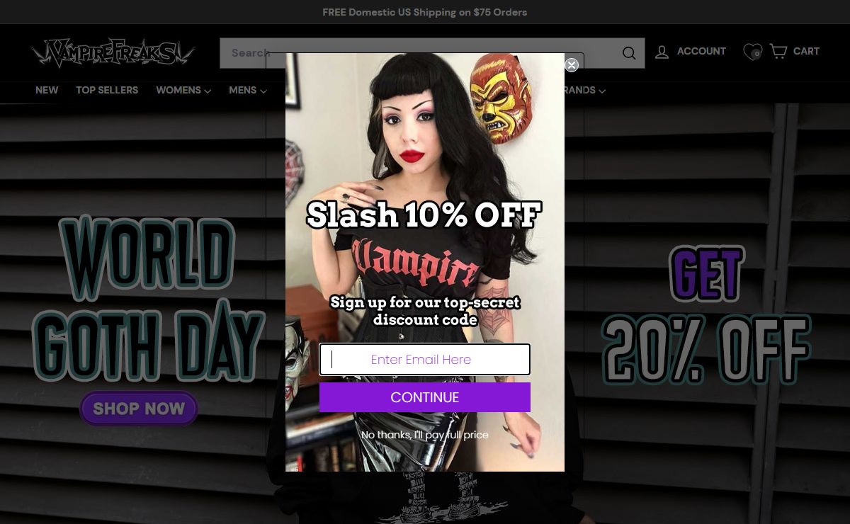 VampireFreaks. Goth Clothes, Emo and Punk Rock Fashion Gothic Clothing
