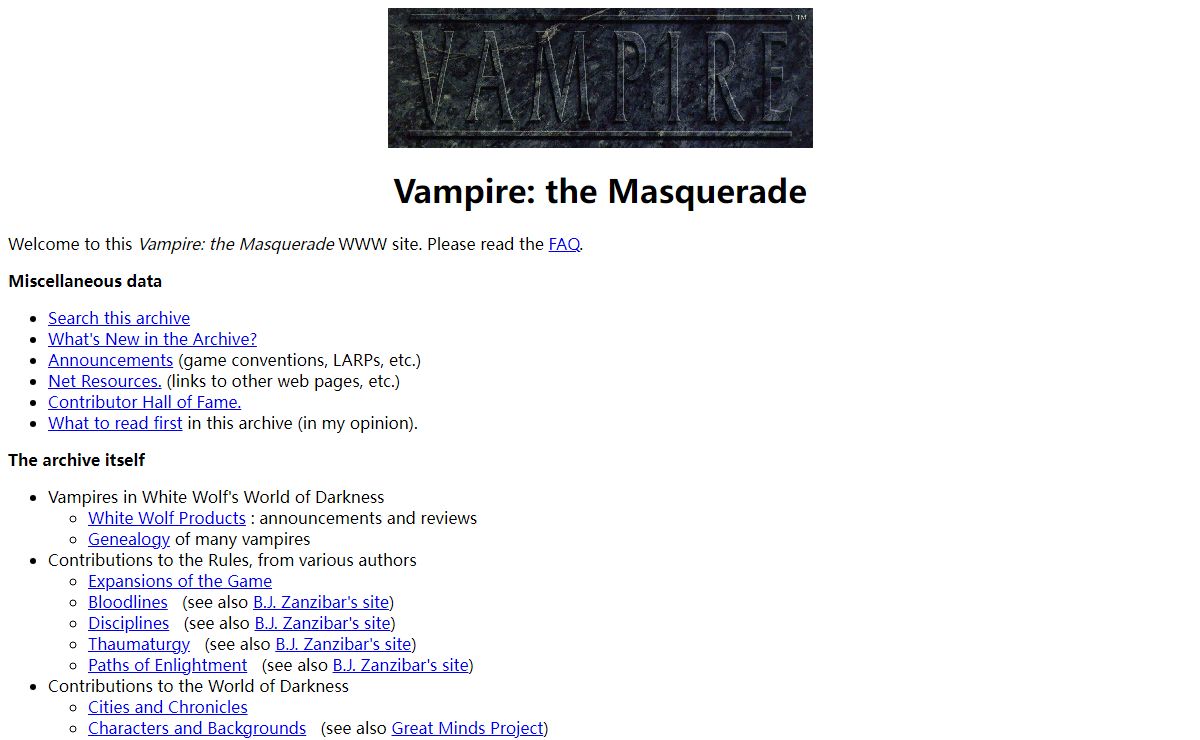 Vampire: the Masquerade