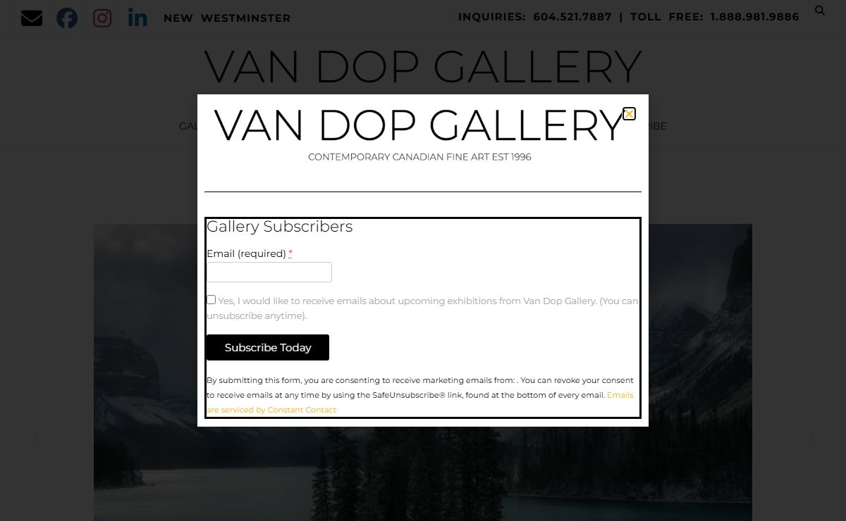 Van Dop Gallery – CONTEMPORARY CANADIAN FINE ART EST 1996