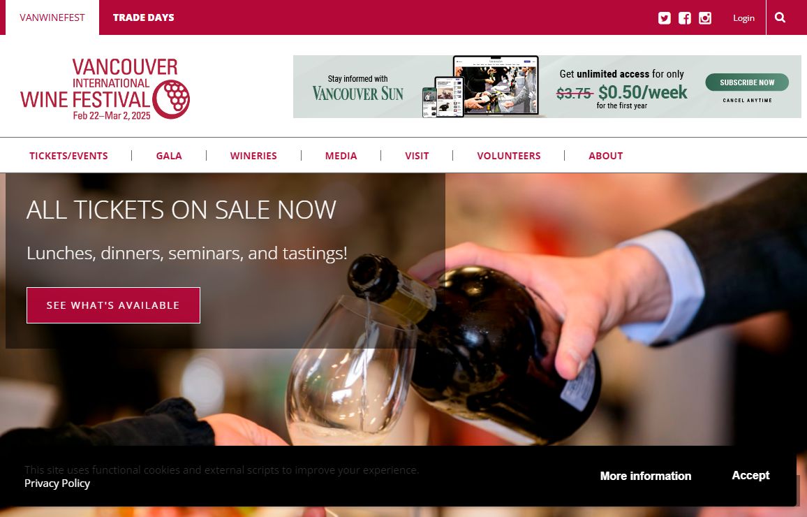Homepage - Vancouver International Wine Festival