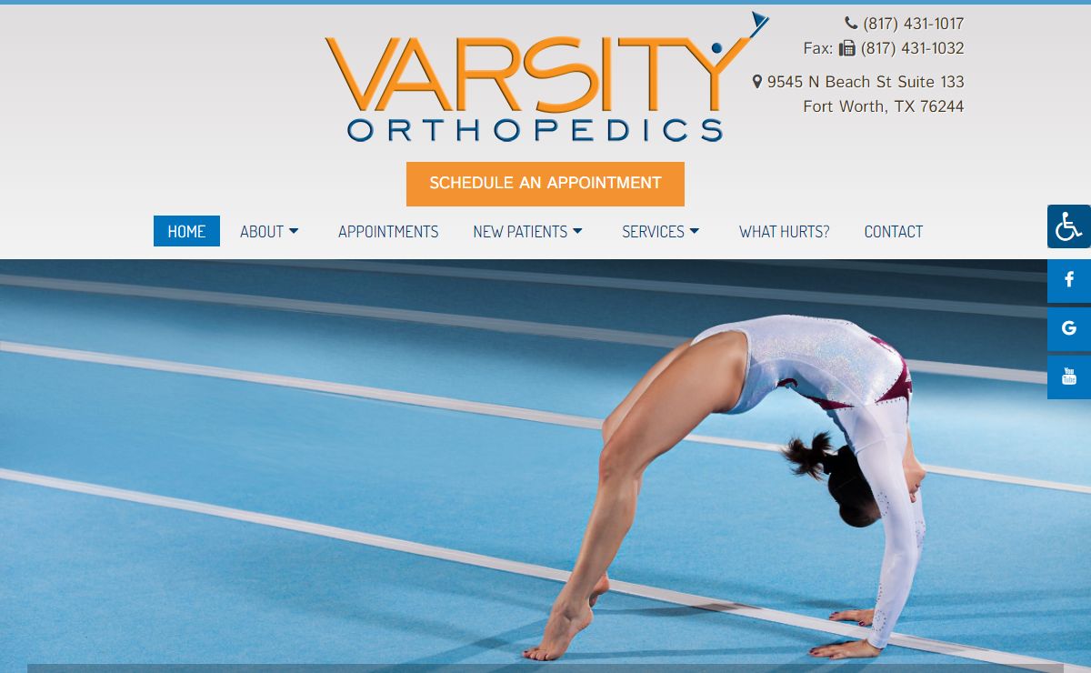 Orthopedics Office in Fort Worth, TX | Varsity Orthopedics