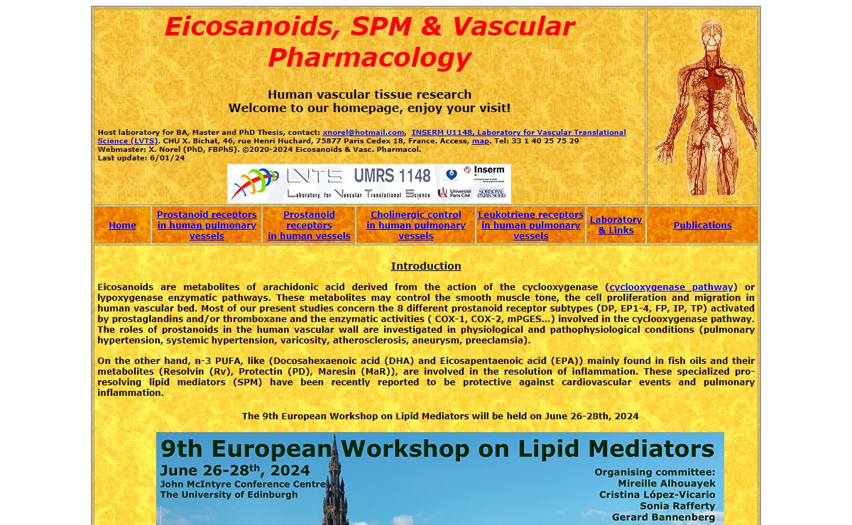 Eicosanoids & Vascular Pharmacology
