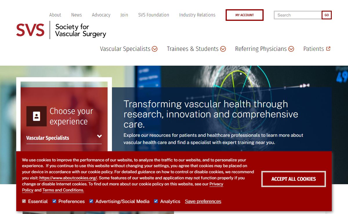 Vascular Specialists | Society for Vascular Surgery