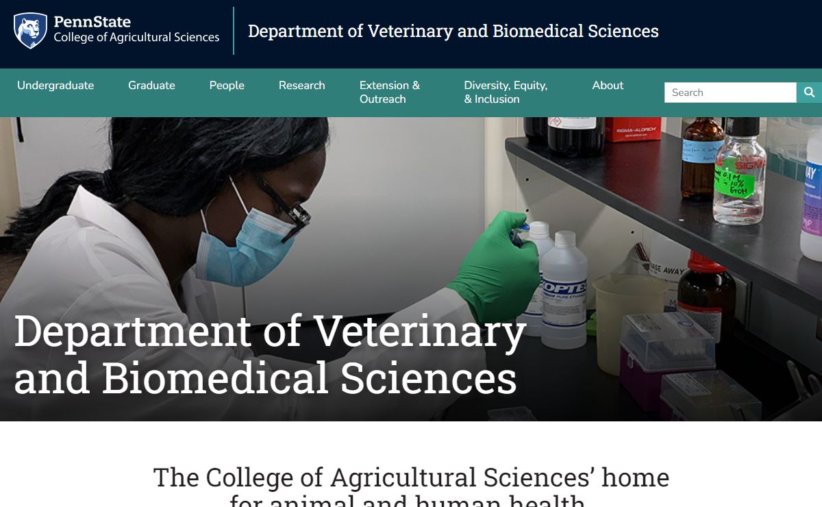 Department of Veterinary and Biomedical Sciences