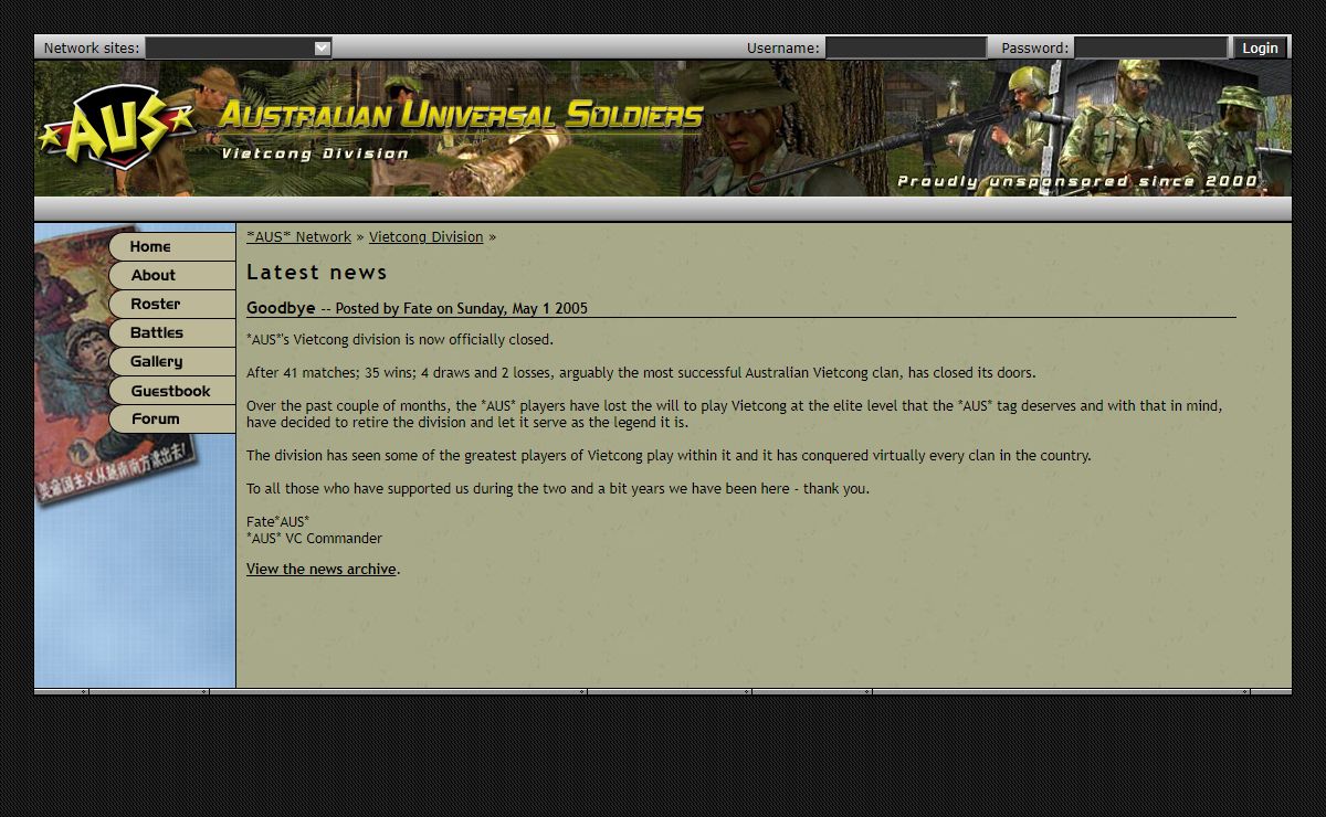 Australian Universal Soldiers *AUS* - Vietcong Division