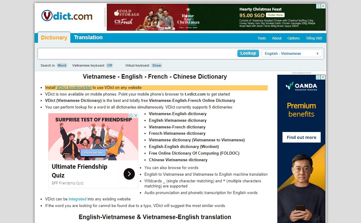 VDict - Vietnamese Dictionary