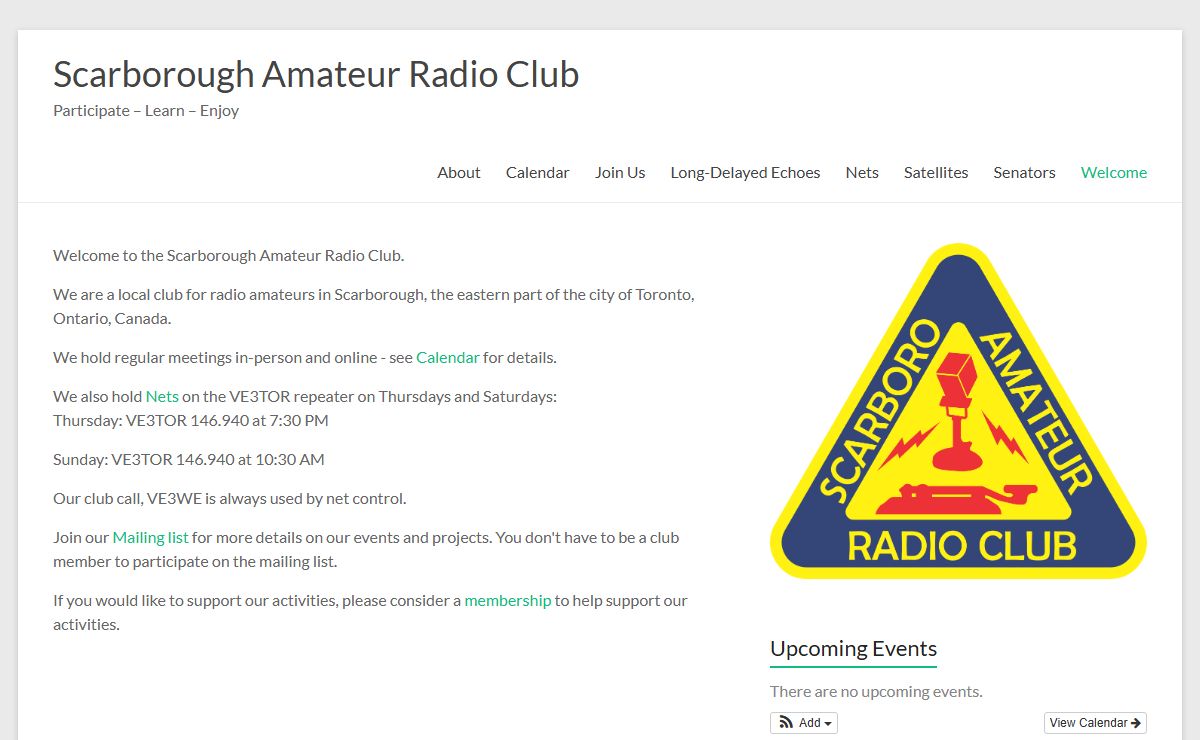 Scarborough Amateur Radio Club – Participate – Learn – Enjoy