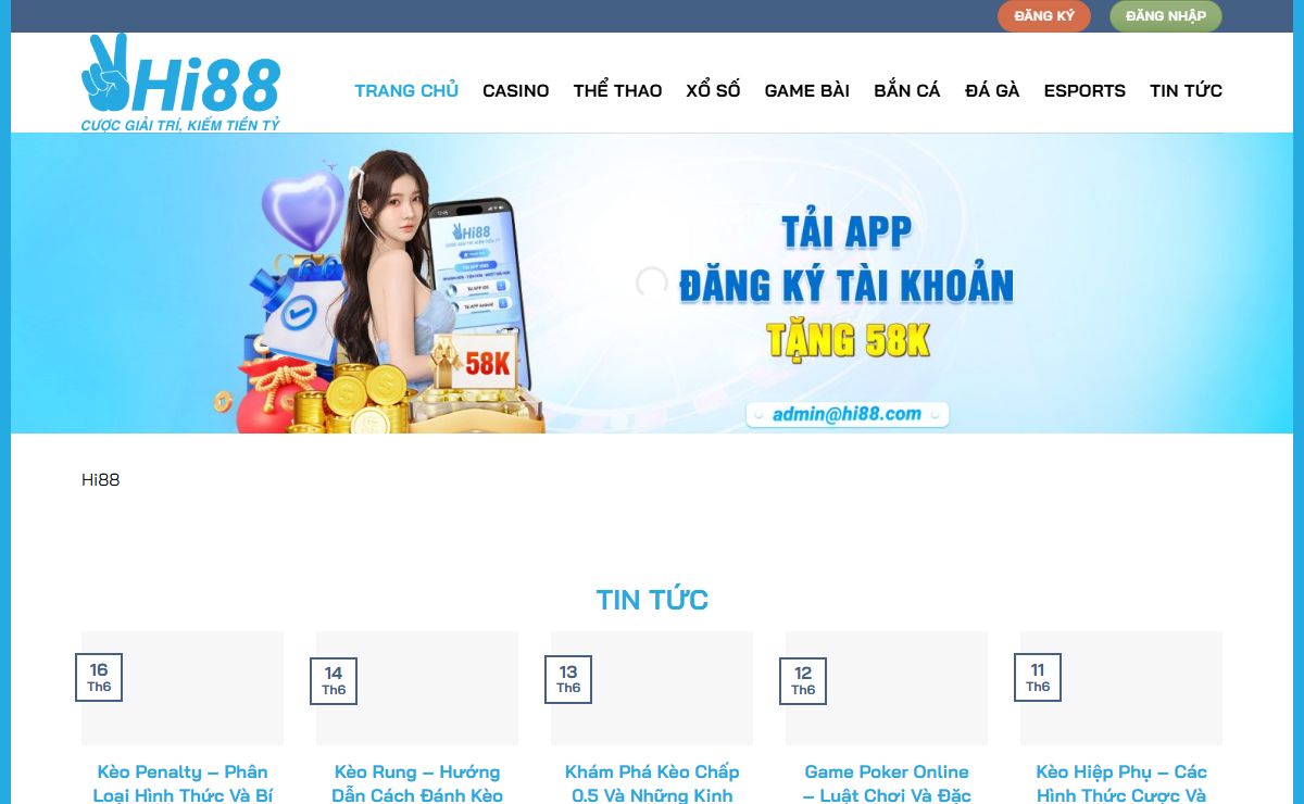 Hi88 – Nhà Cái Cá Cược Trực Tuyến Đẳng Cấp Bậc Nhất 2025
