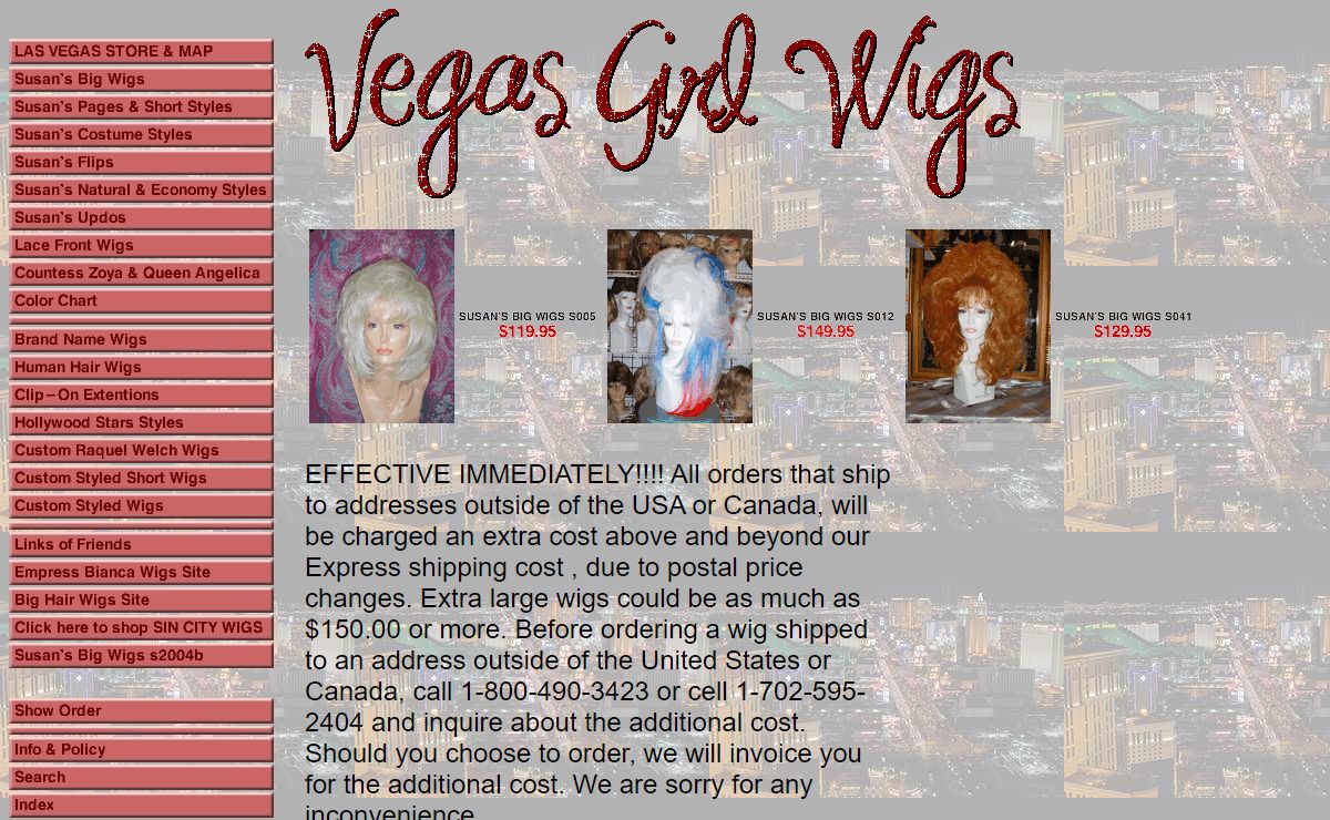 Vegas Girl Wigs - Wigs Styled for the Stars!!