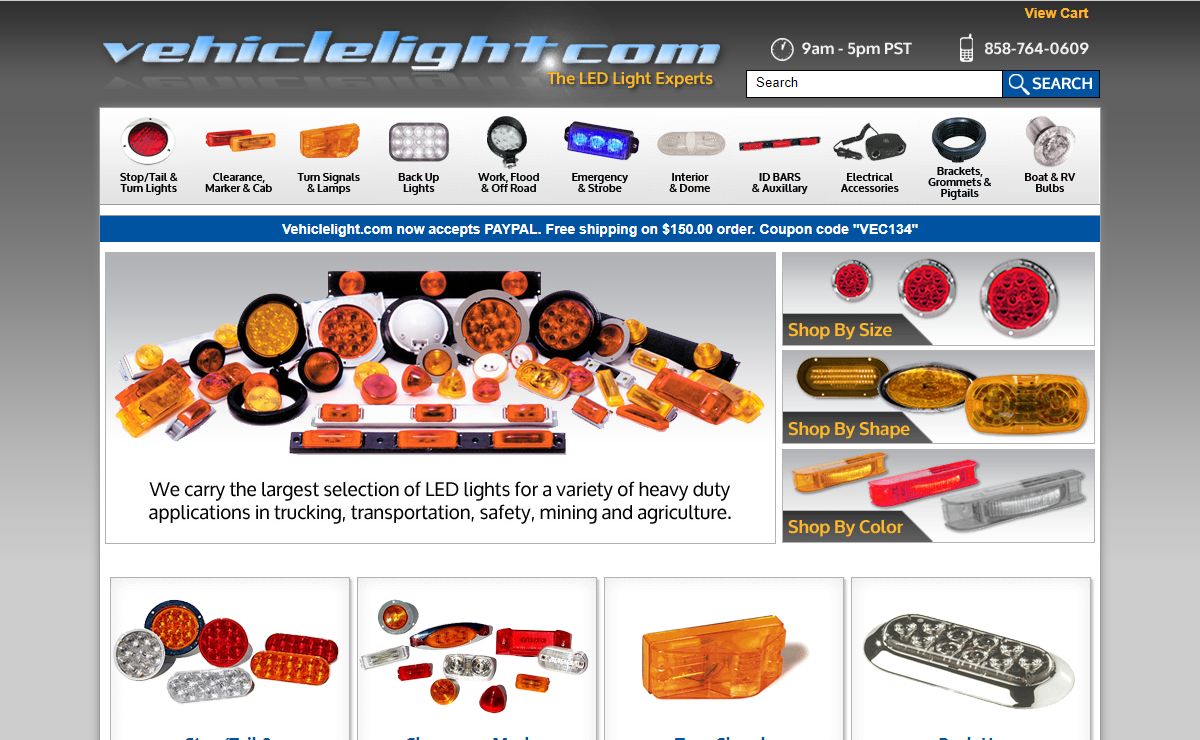 LED Truck,Trailer and RV lights | Vehiclelight.com