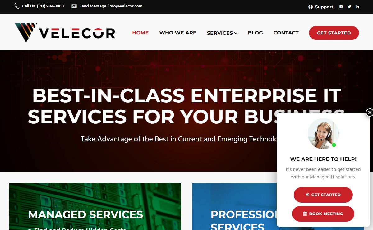Best-In-Class Enterprise IT Services inCincinnati - Velecor