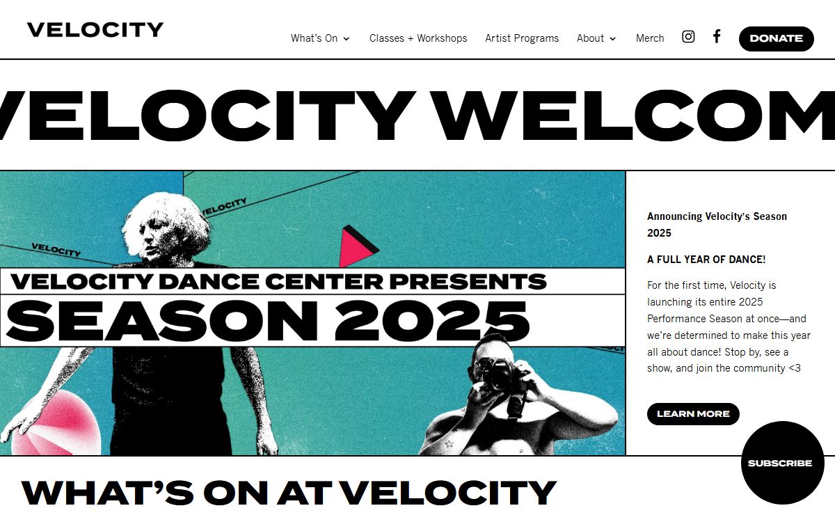 Homepage | Velocity Dance Center