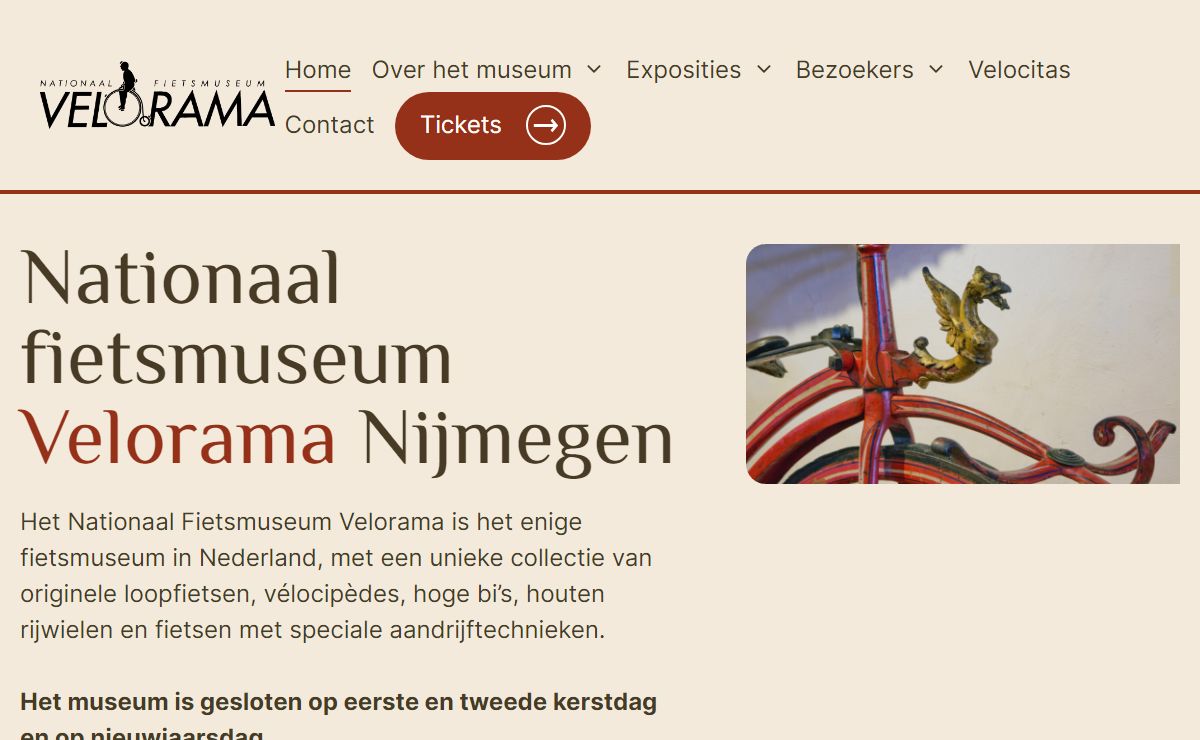 Home - Nationaal Fietsmuseum Velorama