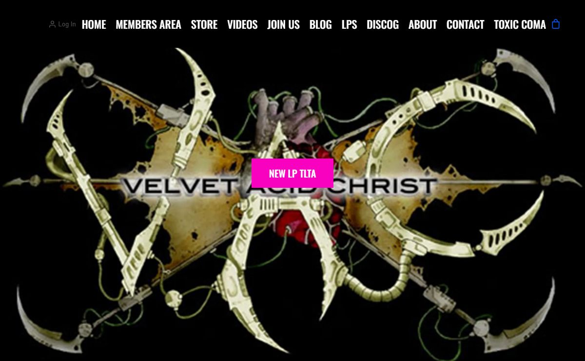 Velvet Acid Christ Official Home