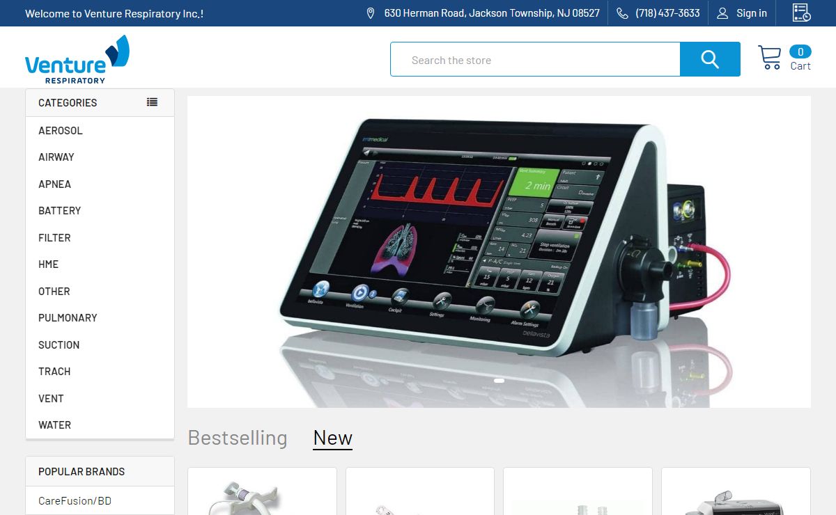 Venture Respiratory Inc - Your Source for ALL Respiratory Needs