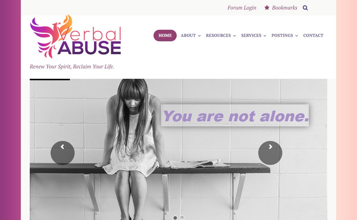 Verbal Abuse Official Information Site – Renew Your Spirit, Reclaim Your Life.