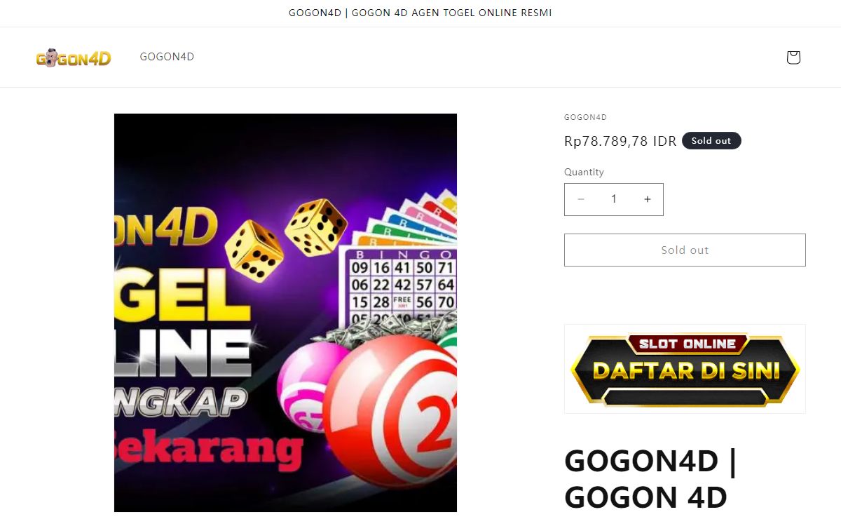 GOGON4D | GOGON 4D AGEND TOGEL ONLINE RESMI