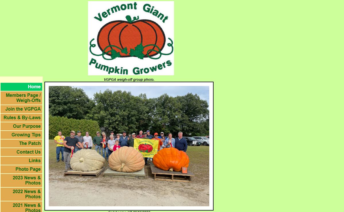 Vermont Giant Pumpkin Growers Association (VGPGA)