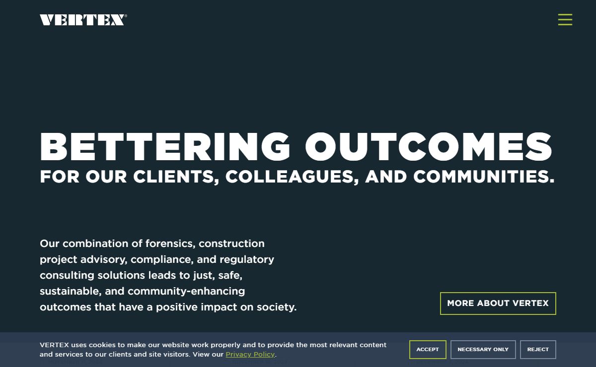 VERTEX | Forensics, Engineering, Environmental, Construction Project Advisory