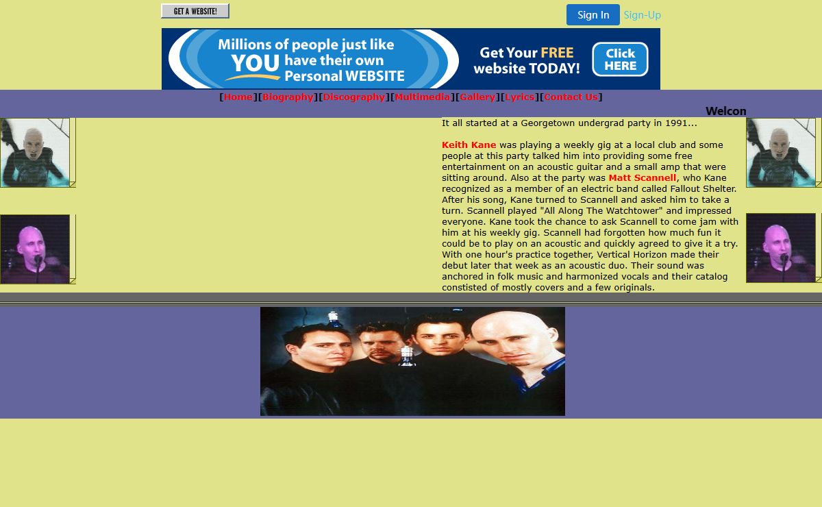 Alternative vertical Horizon