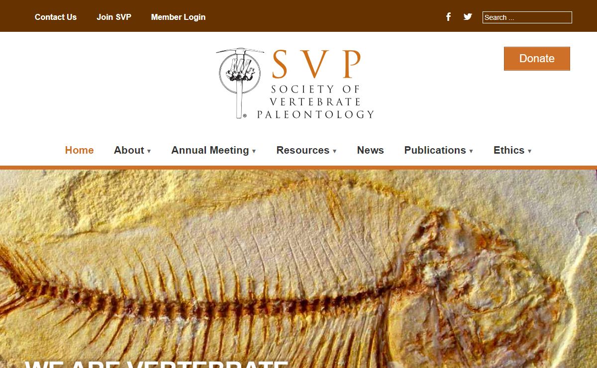 Home - Society of Vertebrate Paleontology