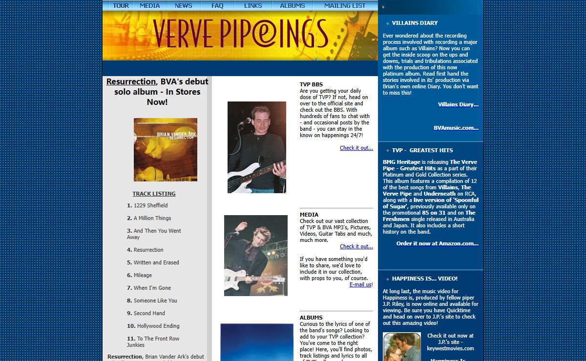 VervePipeings.net