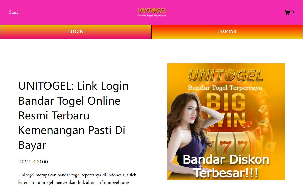 UNITOGEL: Link Login Bandar Togel Online Resmi Terbaru Kemenangan Pasti Di Bayar