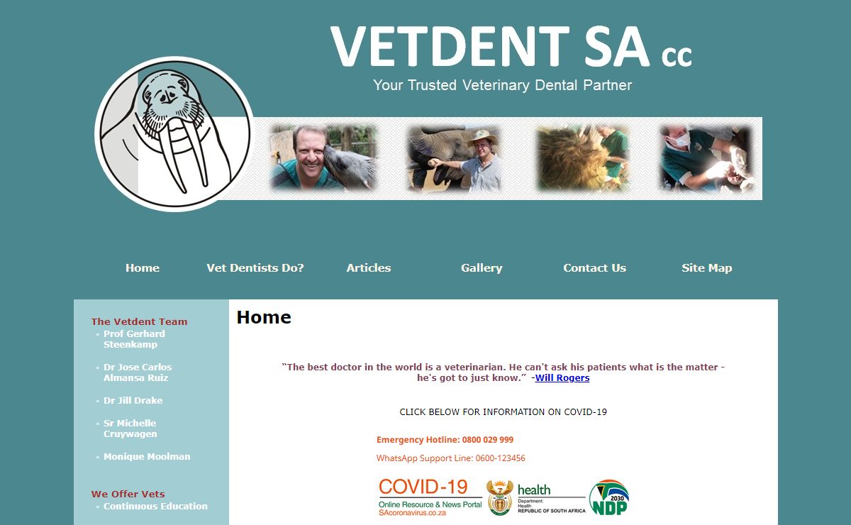 Vetdent SA cc - Home