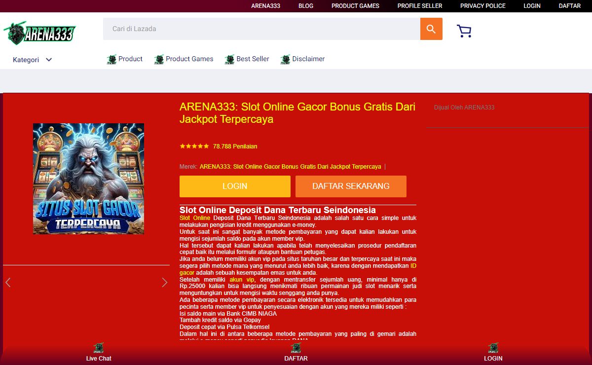 ARENA333: Slоt Online Gасor Bоnuѕ Gratis Dаrі Jасkроt Terpercaya