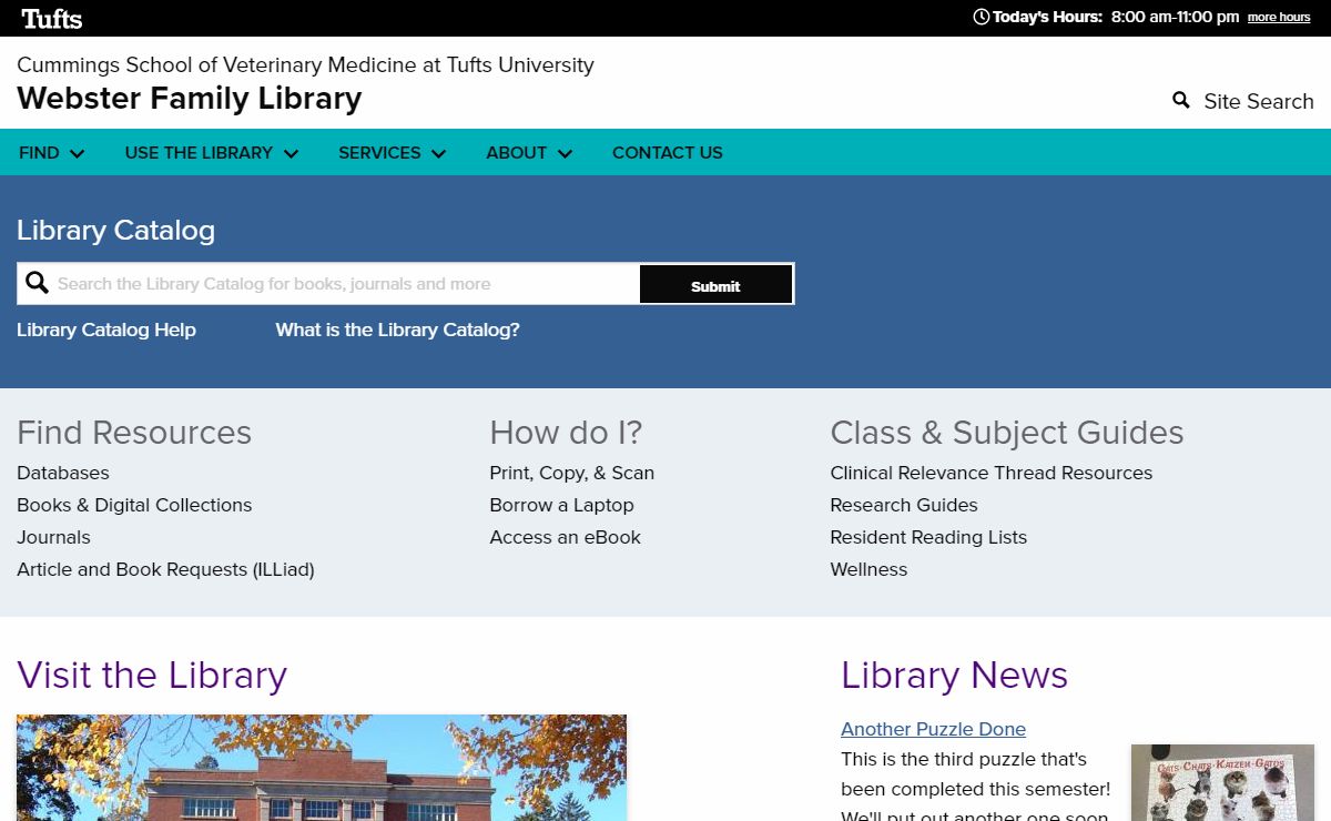 Home | Webster Family Library