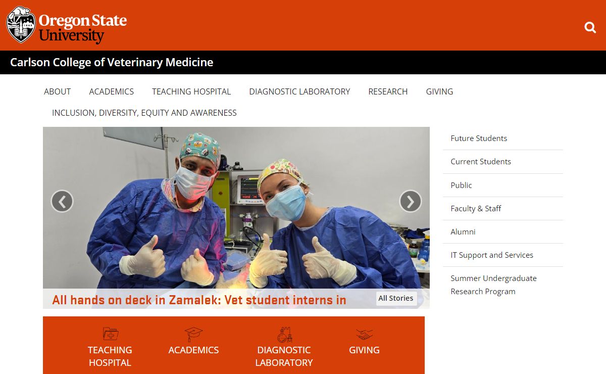 Carlson College of Veterinary Medicine | | Oregon State University