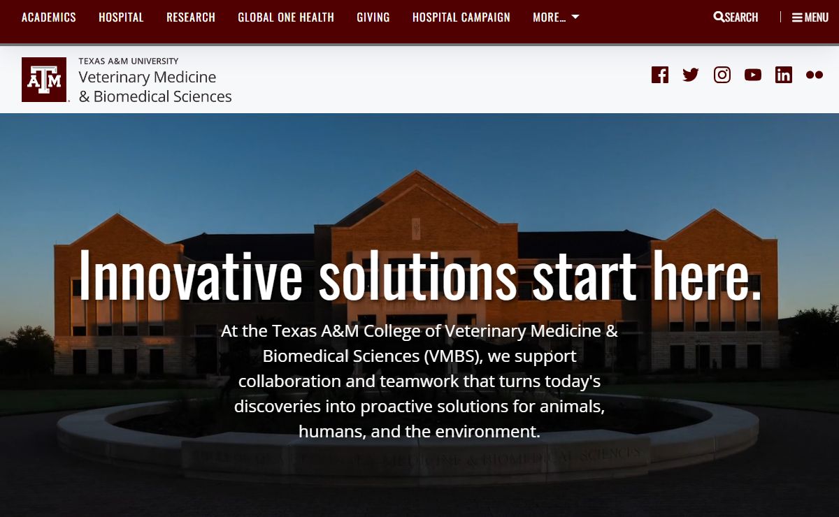 Home - Texas A&M College of Veterinary Medicine & Biomedical Sciences (VMBS)
