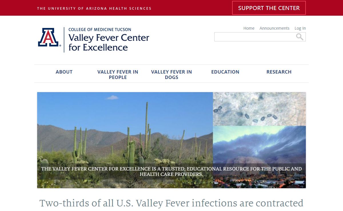 Home Page | Valley Fever Center for Excellence