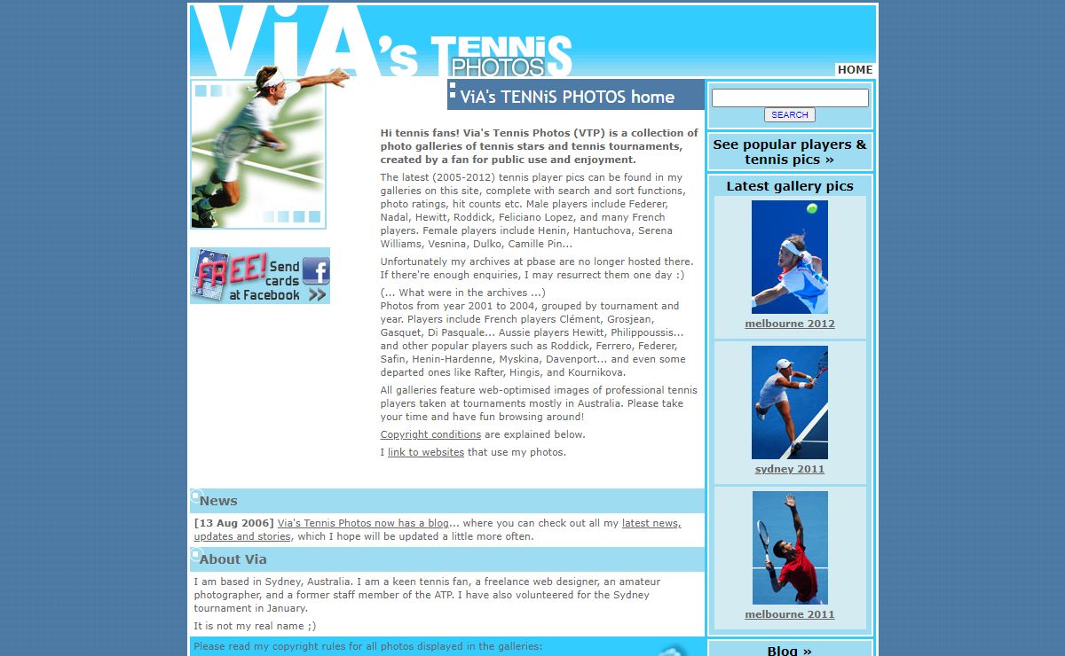 ViA's World of TENNiS - Via's Tennis Photos