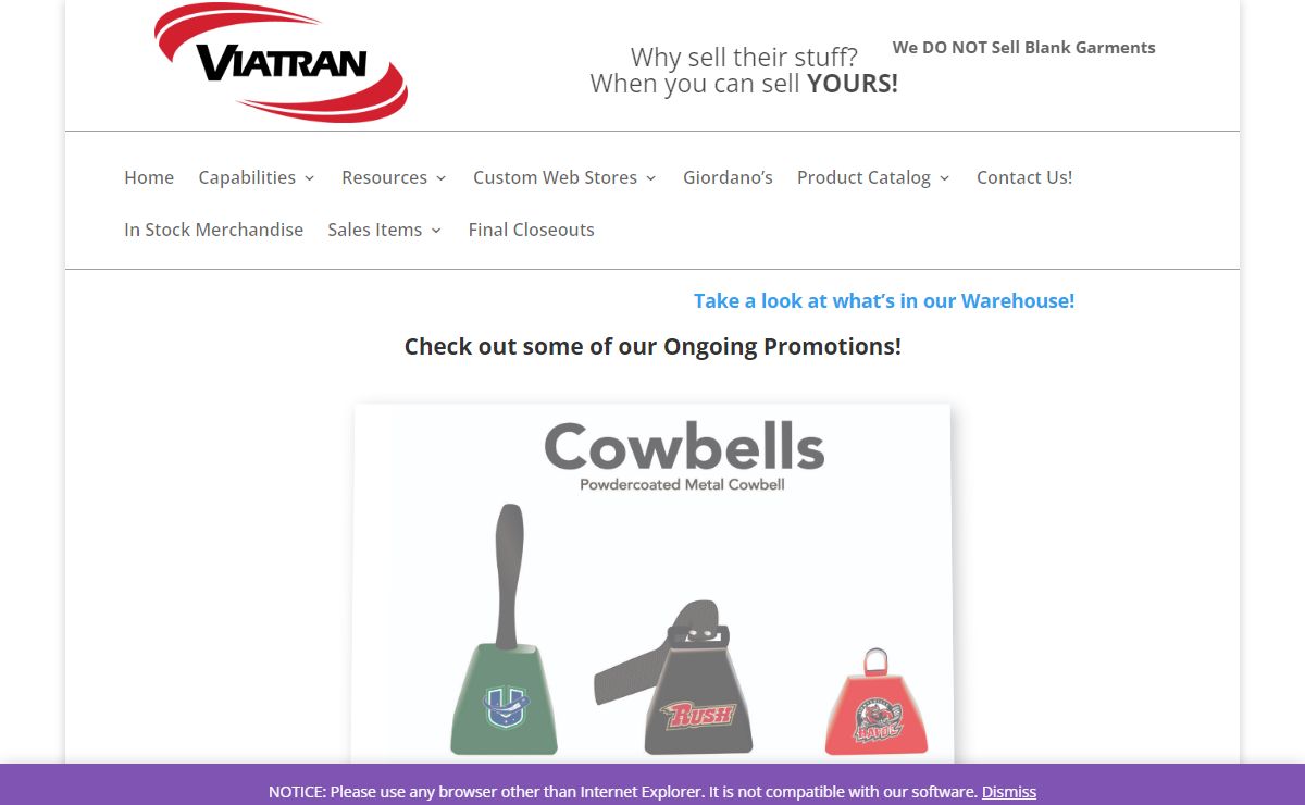 Viatran | Screen print, embroider, hockey, wine garments, pucks, novelty hockey sticks,pad printing, craft brewery,aprons