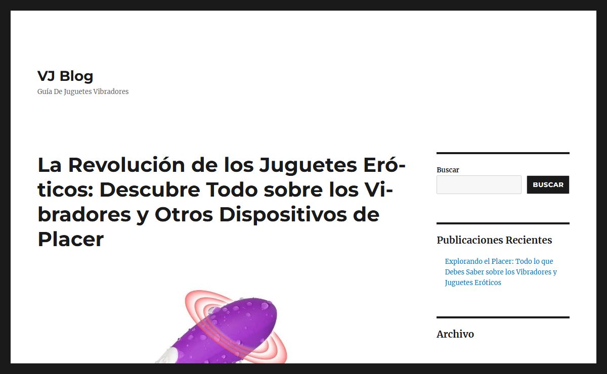La Revolución de los Juguetes Eróticos: Descubre Todo sobre los Vibradores y Otros Dispositivos de Placer - VJ Blog