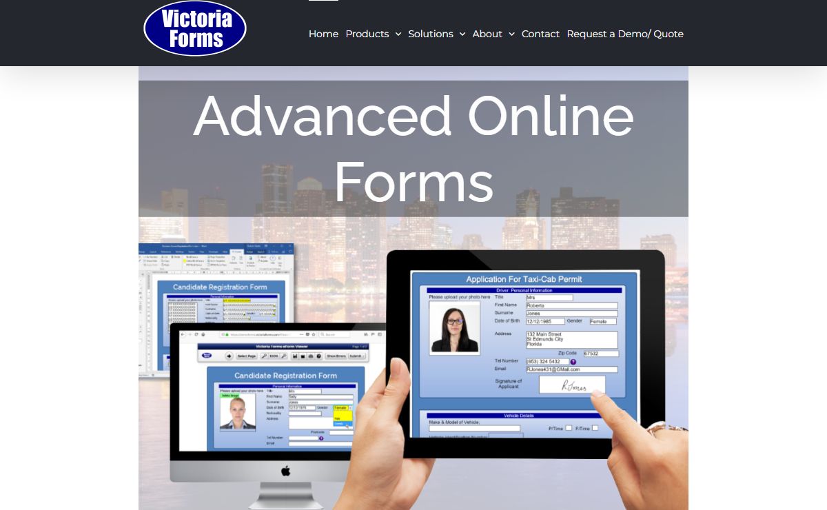 Victoria Forms – Home