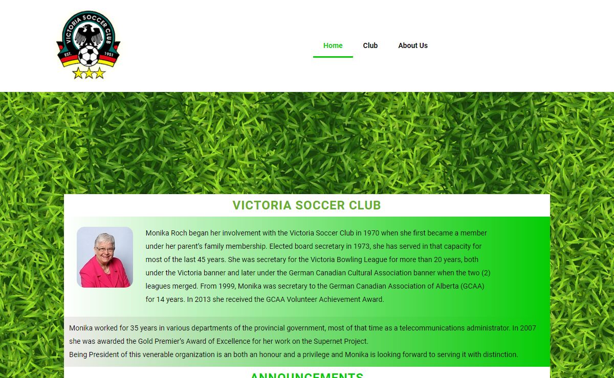 Welcome to Victoria Soccer Club, providing soccer club services in Edmonton, Alberta. |