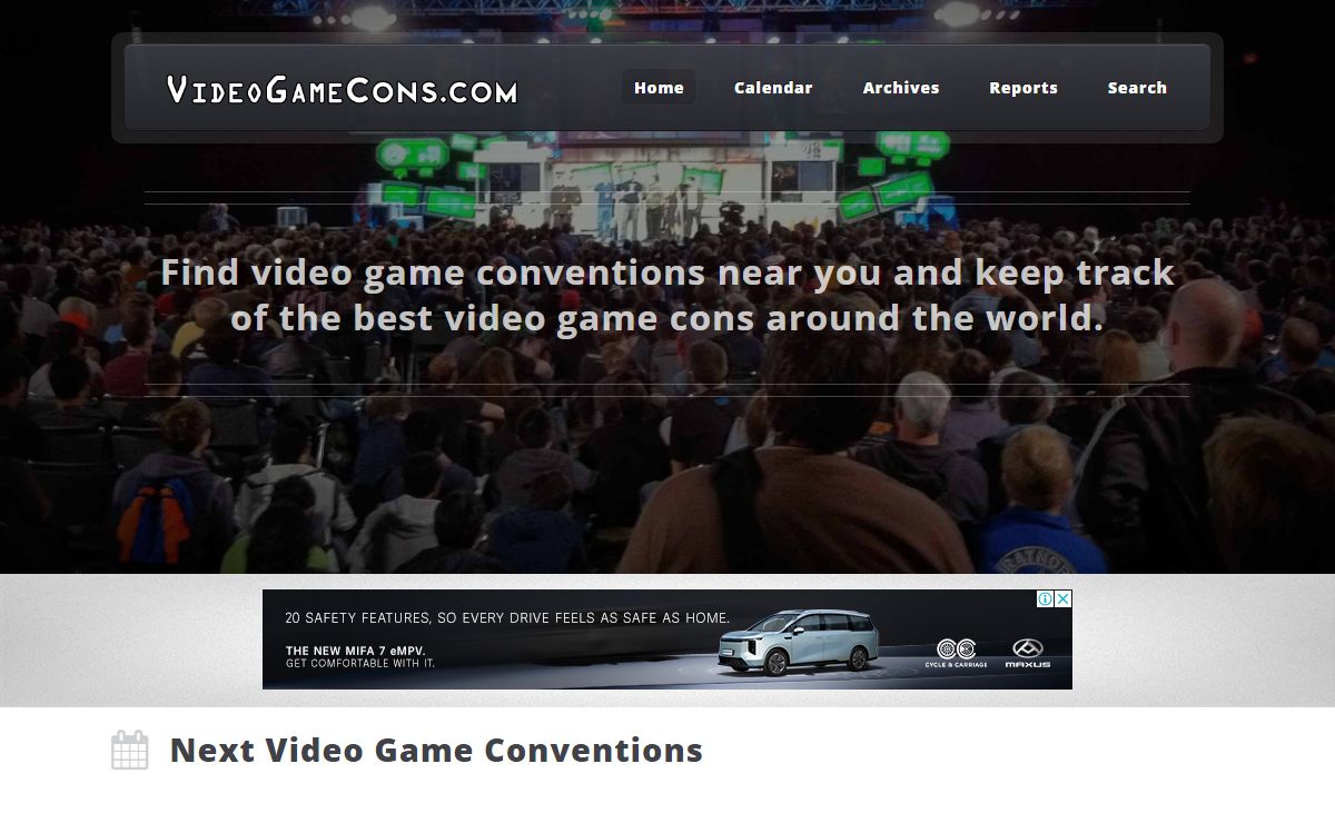 VideoGameCons.com - Video Game Conventions