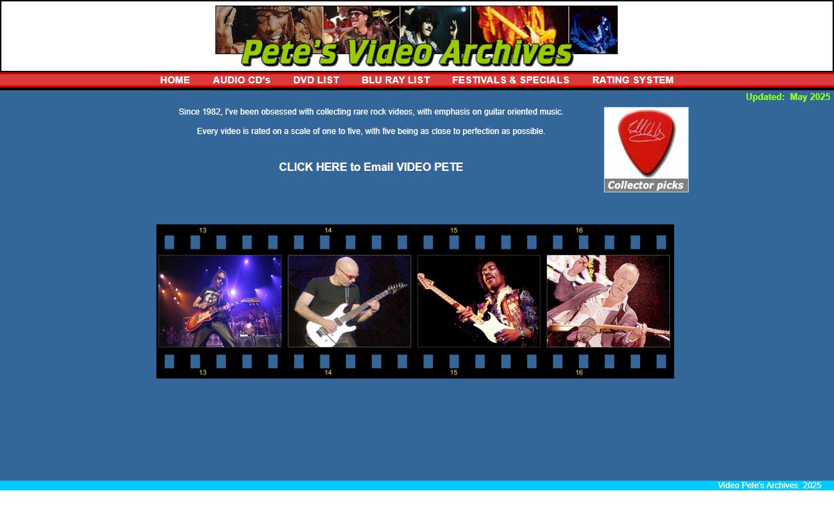 Videopetes - Rock Music Archives