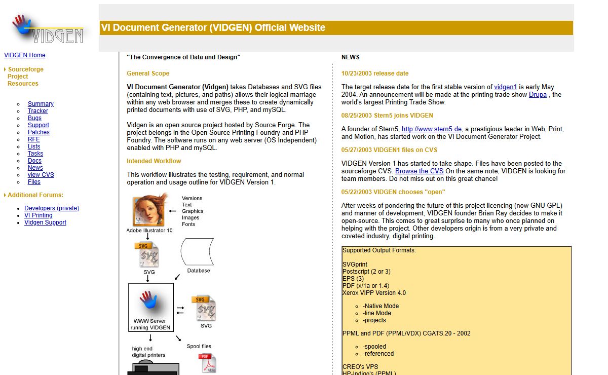 VidGen Home Page