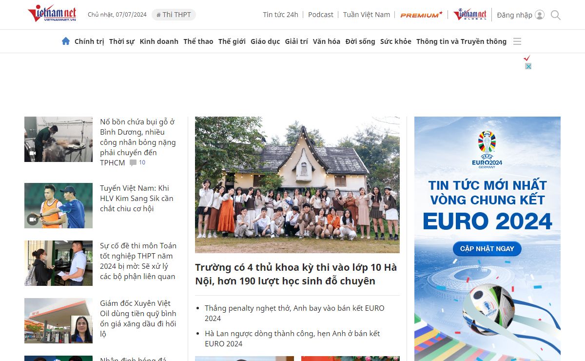Báo VietNamNet - Tin tức mới nhất, tin nhanh Việt Nam và thế giới